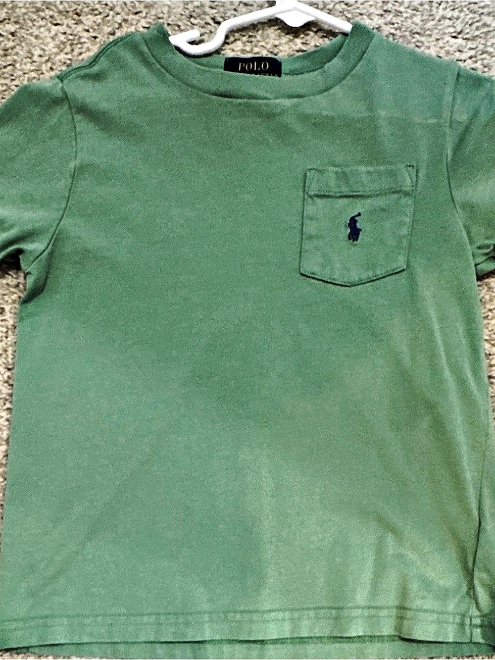 Polo Ralph Lauren Boys' Short Sleeve Pocket Tee Green